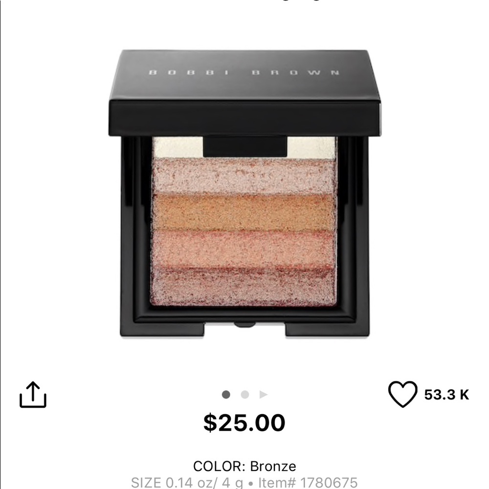 Bobbi Brown MINI shimmer brick highlighter